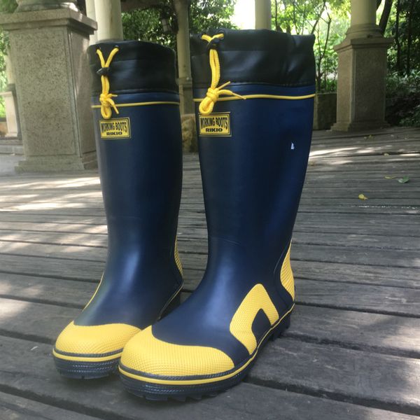 

quality genuine rubber tall boots wading waterproof fishing waders men 45 46 rain water shoes garden farm snow non slip wellies