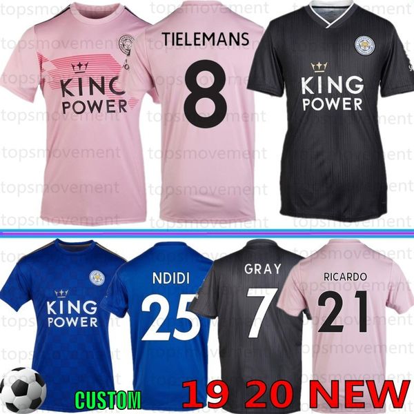 

19/20 Leicester 2019 2020 Men Soccer Jerseys VARDY IHEANACHO MADDISON GRAY MORGAN MAGUIRE Home Away Football