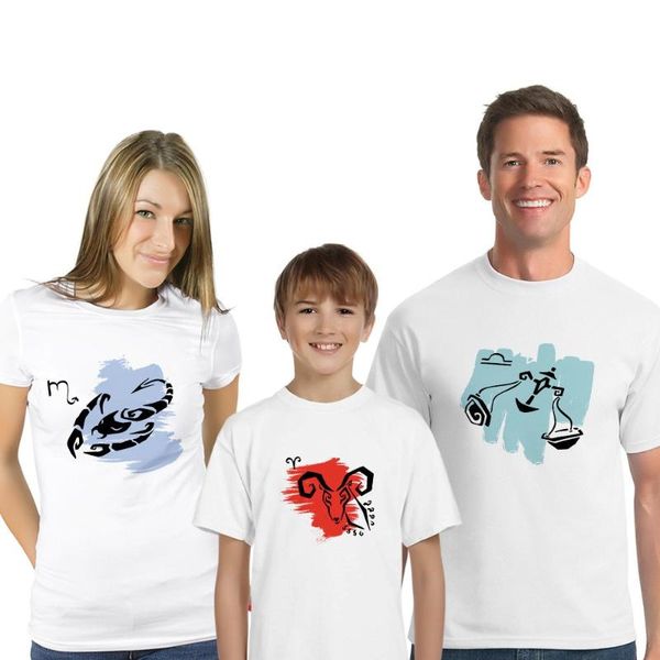 

personalized 3'lÃ¼ suit mom dad male child white t-shirt