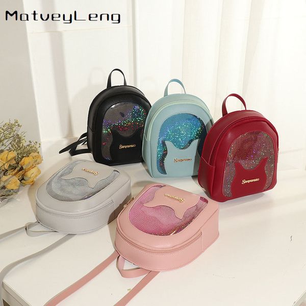 

2020 new fashion ladies pu shoulder bag glittering laser portable crossbody bag