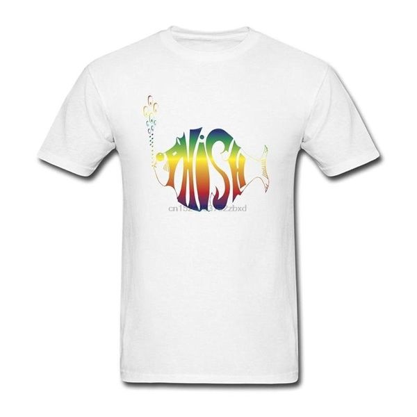 

men's phish logo t shirt cotton summer t-shirts, White;black