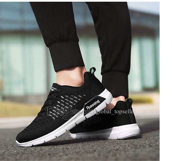 

новое прибытие с коробкой мода мужчин обувь mesh дышащие кроссовки walking мужчины обувь new комфортная легкий кроссовки ac-200301108, White;red