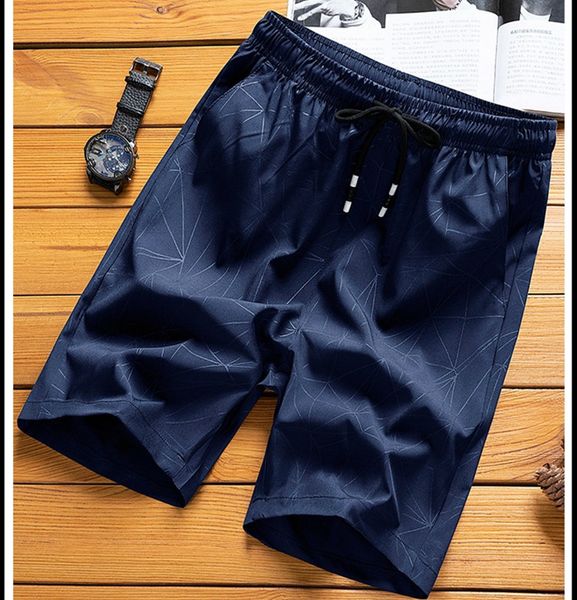 

mens designer summer shorts pants solid color drawstring knee length shorts casual sports style male clothing, White;black