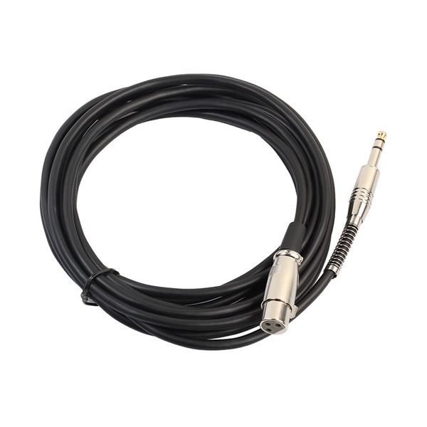 

1/4 inch jack 6.35mm stereo male to xlr female microphone stereo cable length: 15ft