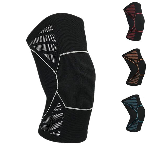 

многоцветный спортивный нейлоновый трикотаж цвет колена фитнес работает туризм отдых на природе обучение стрейч леггинсы прочный набор беспл, Black;gray