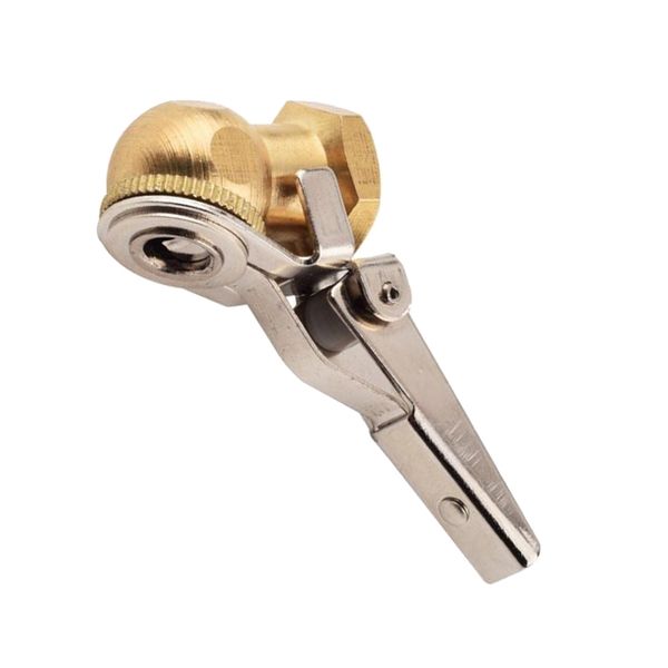 

1/4" npt ball foot air chuck with clip, truck auto car tire hose tool