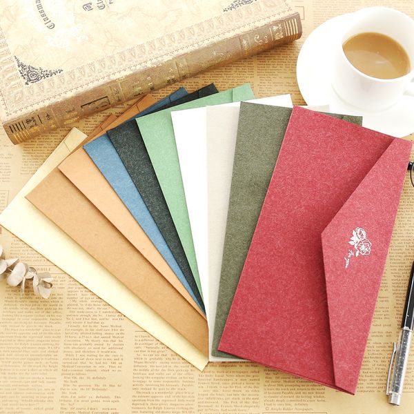 

25pcs #5 stamping vintage envelope business invitation envelope wedding invitation