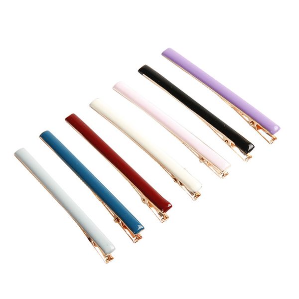 

7pcs duck clip simple long pattern bobby pin for ladied women hair clips