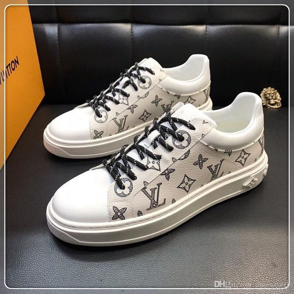 

2020qy new product official website synchronous release luxury men's casual fashion shoes outdoor travel sports shoes original box, Black