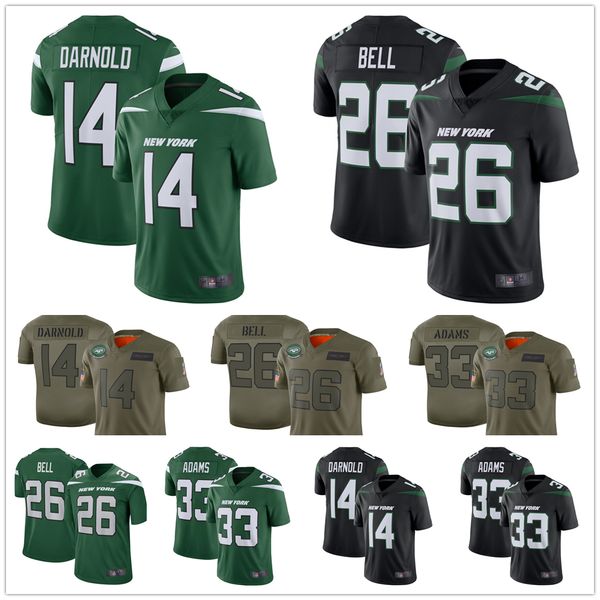

Men 039 new 33 jamal adam jer ey ny jet york 14 am darnold joe namath youth women lady kid leveon le 039 veon bell football jer ey, Black;red