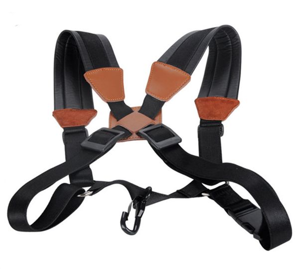

adjustable saxophone belt tenor alto saxophone double shoulder strap with metal hook