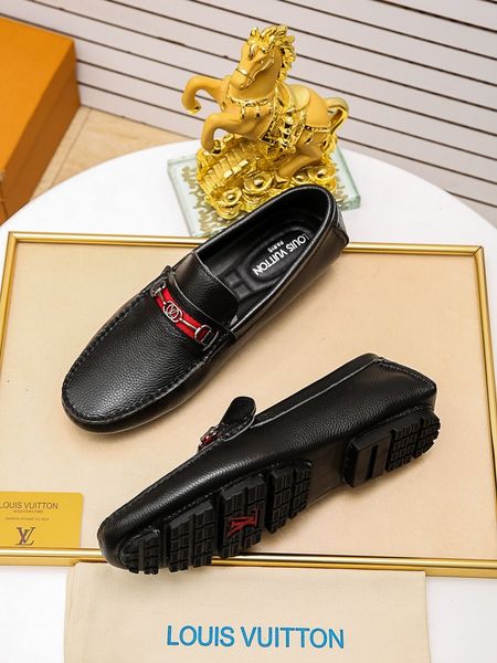 

leather simple men's business dress shoes breathable lace spring formal wedding party basic men's shoes asdfg ing, Black