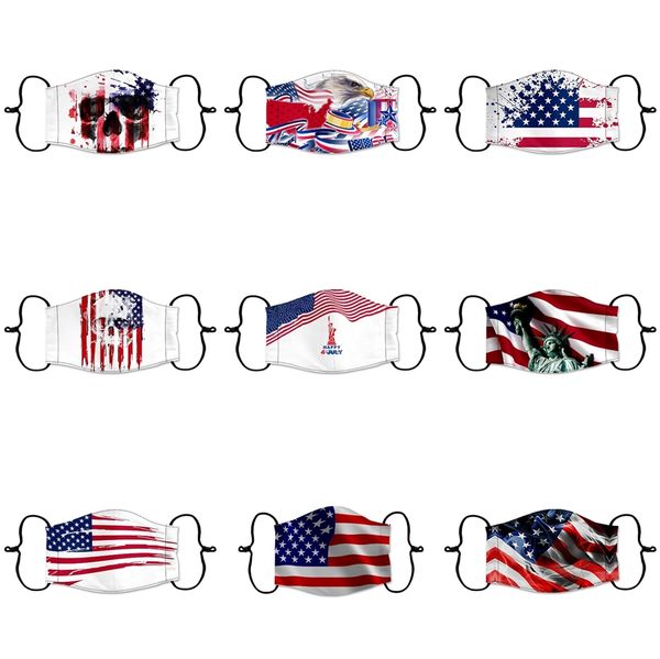 

luxury fashion er 4 layers folding washable designer face mask reusable dust mouth particulate protective cotton face masks #273