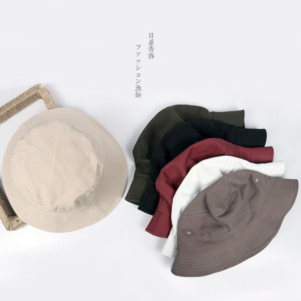 

thermal gloves men harajuku fisherman hat men and women summer japanese outdoor sunshade korean style soft sister direct sales