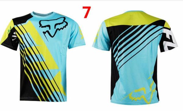 

new 2020 sell qaulity downhill jersey bike cycling clothes short-sleeved shirt men's motocross t shirts, Black