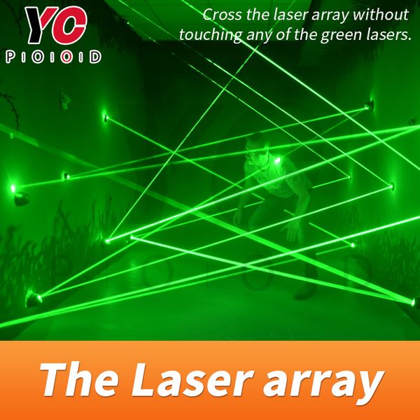 

laser array for escape room game adventurer prop laser maze for chamber of secrets game interesting and risking green lase