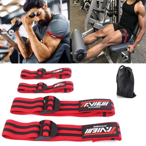 

fitness occlusion training bands bodybuilding weightlifting blood flow restriction bands arm leg wraps muscle train gym equipmen