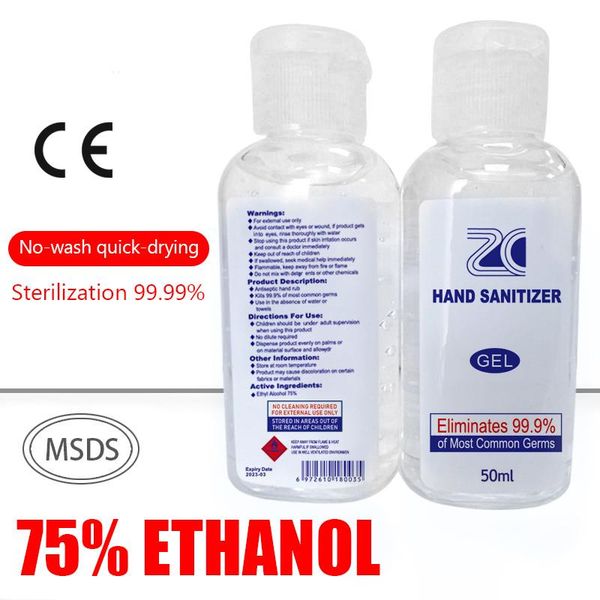 

50ml portable hand sanitiser gel kills 99.9% bacteria hand sanitizer portable disinfection spray liquid hand soap dhl shipping