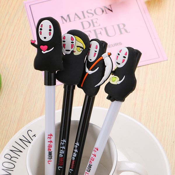 

40 pcs miyazakihayao anime neutral pen thousand and thousand fathom implicit creative cartoon face-less male swimmer pen