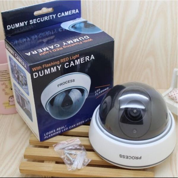 Fake Camera Wireless Home Security Simulato Videosorveglianza Indoor Outdoor Sorveglianza Dummy Ir Led Fake Dome Camera Retail Box B7369