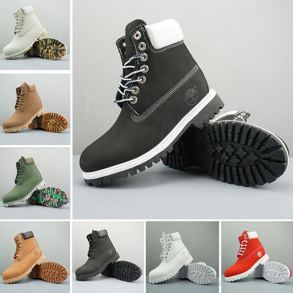 all white timberland boots mens
