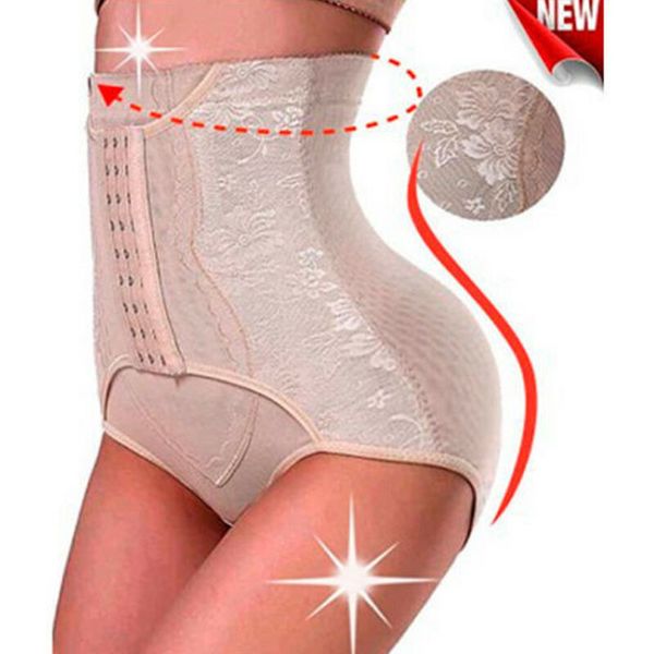 

plus size 2xl high elastic waist trainer firm control body shaper seamless underwear thong butt lifter embroidery shapewear, Black;white
