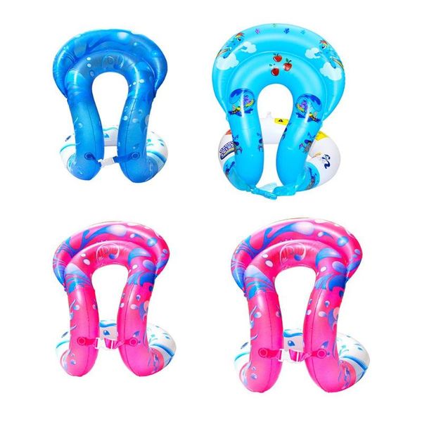 

dual airbags child inflatable swim vest kids' life jacket swimming pool learn-to swim jacket buoyancy aid vest for kids