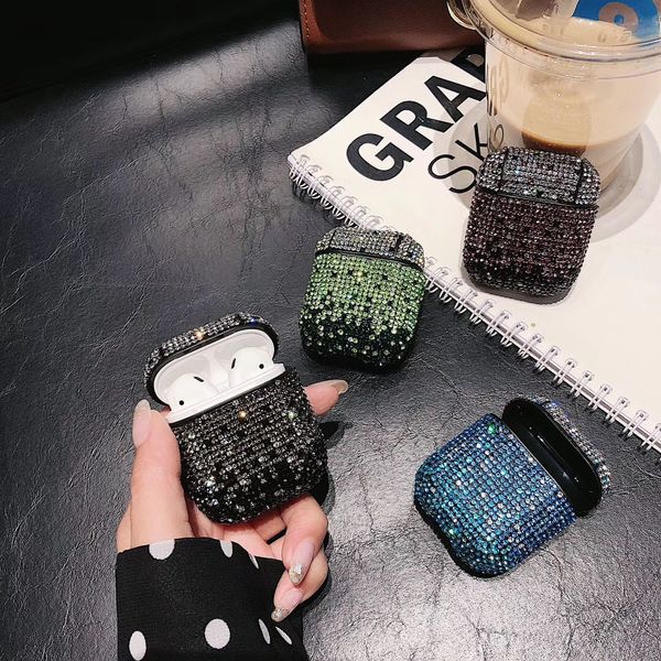 

ale shining glistening wave point for airpods colorful case for apple airpods 1/2 cover for air pods case ing