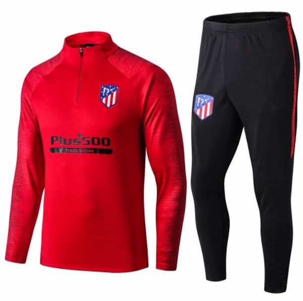 

2019 2020 Atletico soccer tracksuit jacket 19 20 FTORRES KOKE Atletico maillot de foot training suit