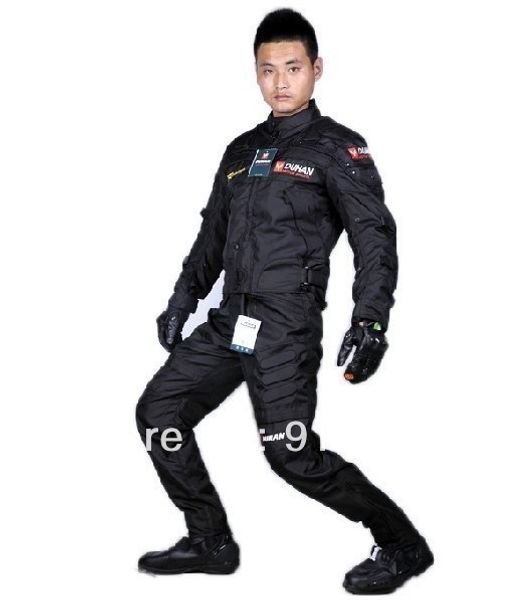 

du han d020 motorcycle jacket windproof suit set original duhan company made give new protector, Black;blue