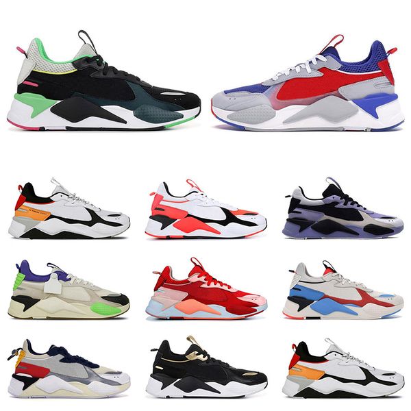 

mens women shoes rs-x reinvention running shoes optimus prime bule atoll bright peach black gold designer trainers shoes size 36-45, White;red