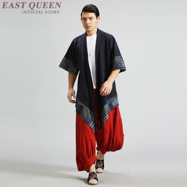 

traditional chinese clothing for men male chinese mandarin collar shirt blouse wushu outfit china shirt kk2267, Red