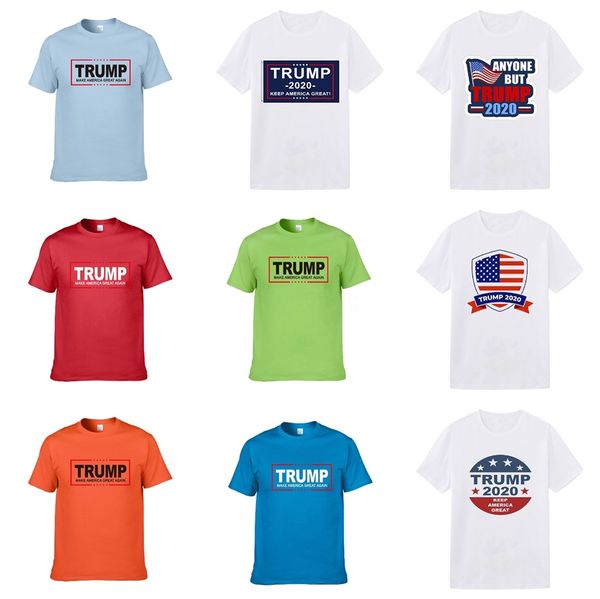 

luxury mens designer trump t shirts men women paris print short sleeves fashion mens designer t shirt black white #734, White;black