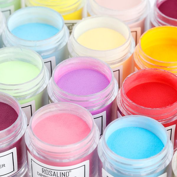 

rosalind 10g dipping powder holographic dust nail art decorations without uv lamp all for manicure nails glitter dip powder, Silver;gold