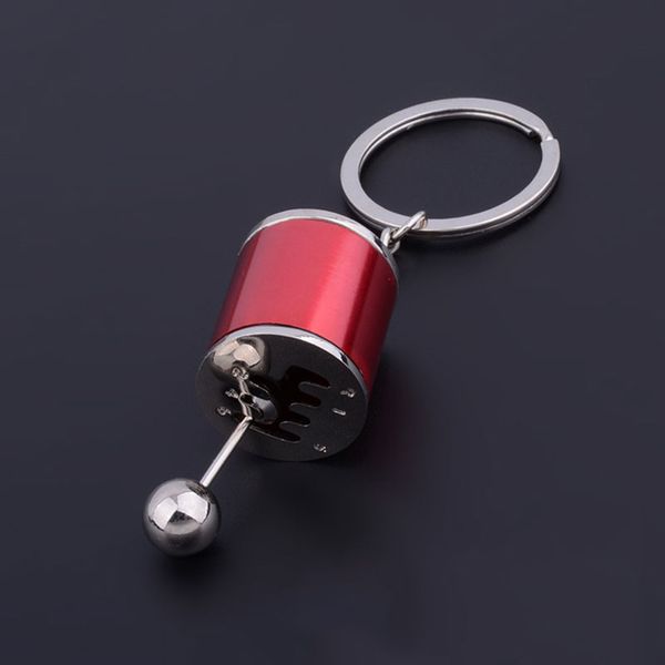 

key chain ring fob keyring creative car 6 speed gearbox gear shift racing tuning model keychain nyz shop, Silver