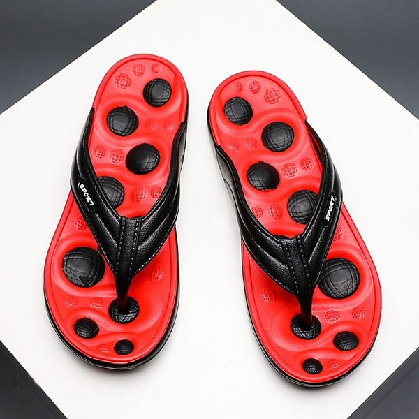 

slippers men summer shoes beach sandals male slipper indoor outdoor flip flops men indoor shoes zapatos de hombre, Black