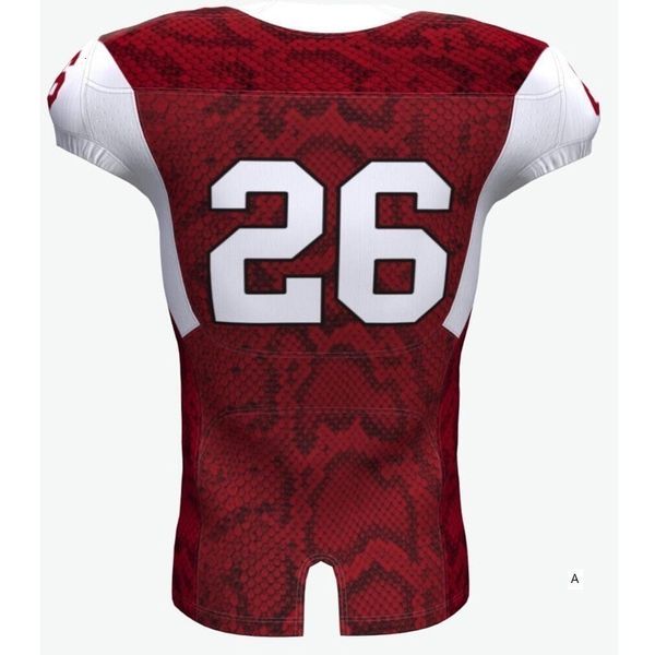 

2019 mens new football jerseys fashion style black green sport printed name number s-xxxl home road shirt afj00245b1, Black;red