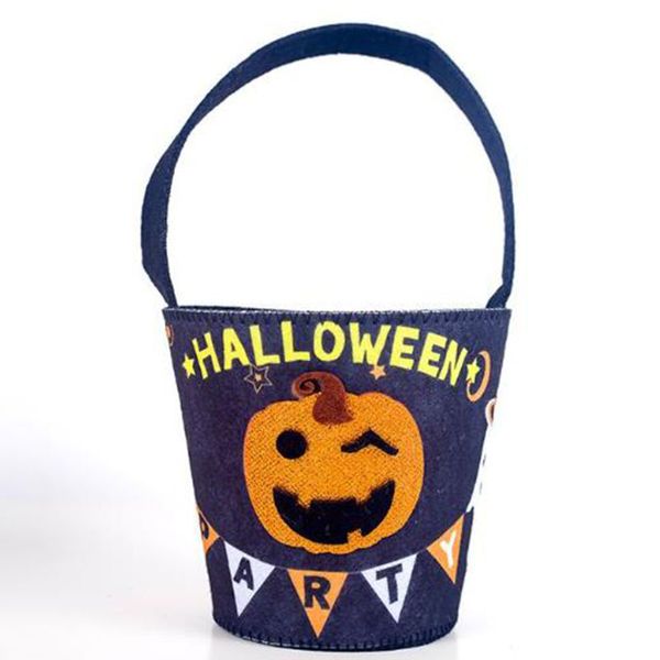 

1pc pumpkin candy gift bag halloween decorations festival supplies kids children