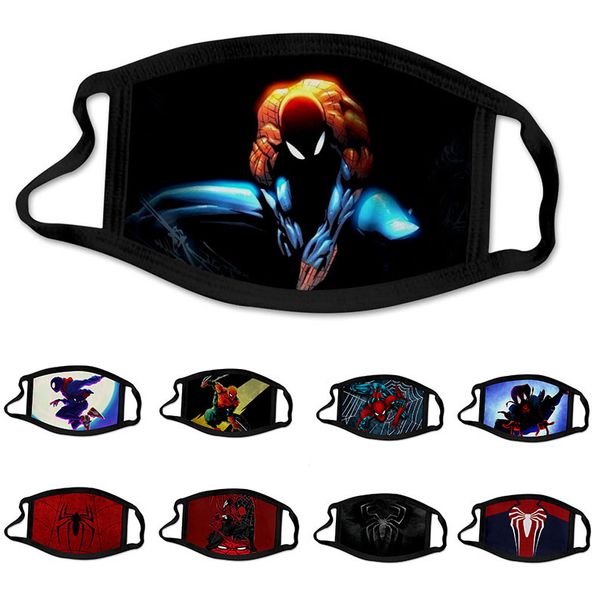 

party spider-man человек-паук супер герой дизайнер роскошь kid маска партии cosplay многоразовый моющийся dust ветрозащитный дети хлопок мас