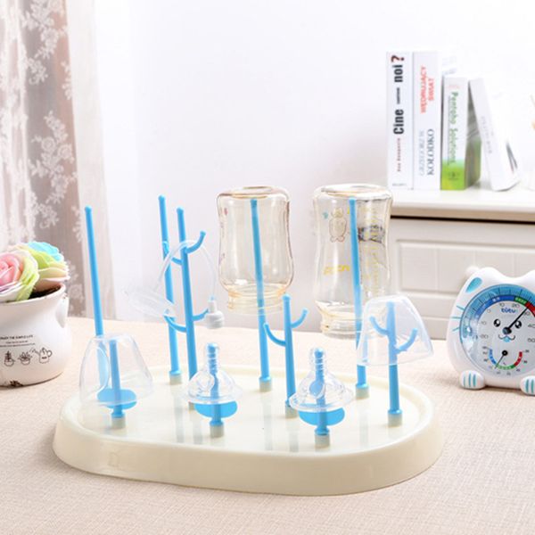 

multi-function baby feeding bottle drying rack antibacterial dendritic removable bottle nipple drying rack pp material slae
