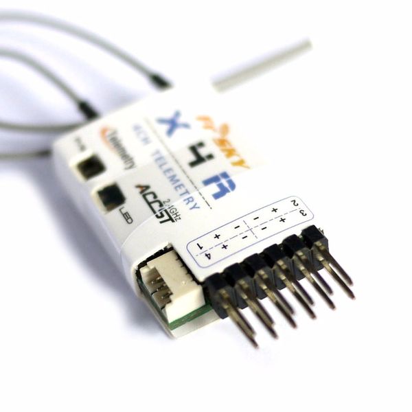 

frsky x4r 4ch 2.4ghz accst receiver (w/telemetry) output pwm channel for fpv glider airplane