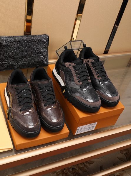 

20ss 2019 fashion mens shoes casual luxury brands men casual shoes loafers men sneakers mesh driving boat shoes lace up men trainers, Black