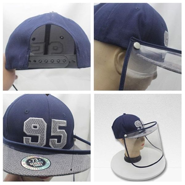 

protective cap anti-bacterial aeolian sand dust isolation hat anti-epidemic splash spit baseball cap fashion accessoriest2c5188dr3573, Blue;gray