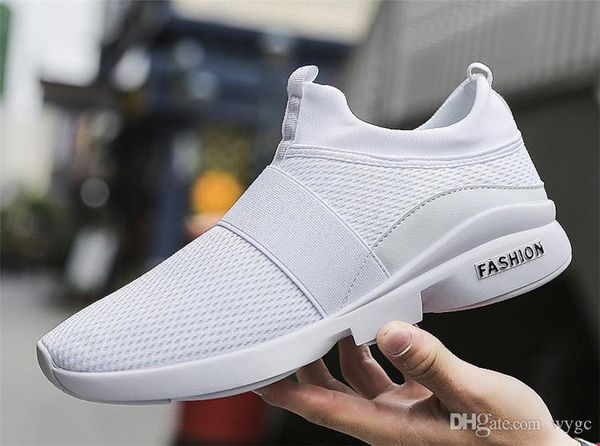 

2019 summer men's shoes breathable trend mesh sports running shoes tide large size 45 46 casual shoes men