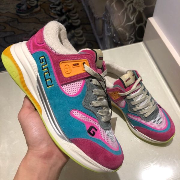 

2020 new ec luxury designer couple casual sports shoes men and women fashion casual sports