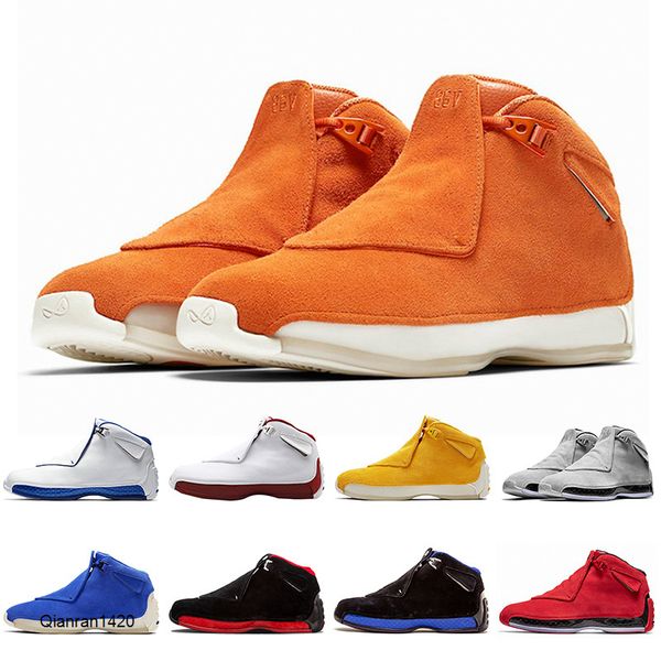 

limited discount jumpman 18s basketball shoes suede toro bred defining moments og asg black royal black white blue mens trainers sneakers