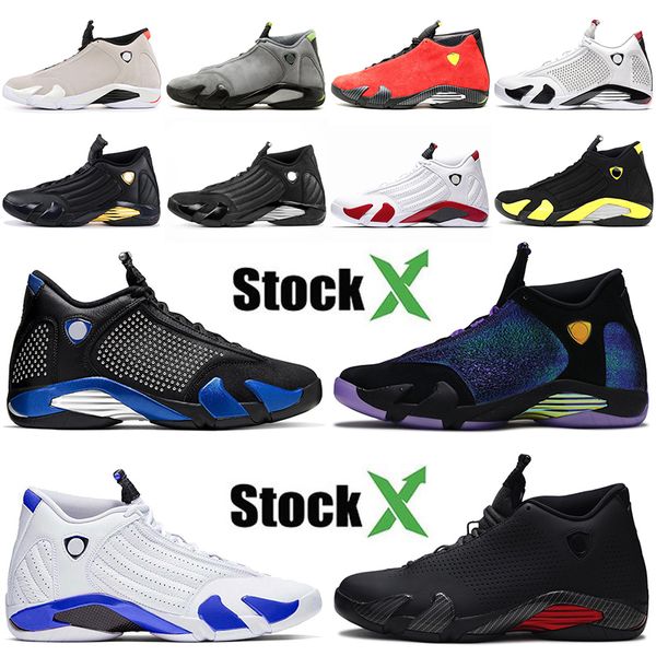 

mens basketball shoes 14 14s graphite spm black blue hyper royal se black red doernbecher mens trainers sports sneakers shoes size us 7-13, White;red