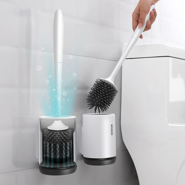 

toilet brush with base toilet cleaning tpr brush floor & wall bathroom high-end