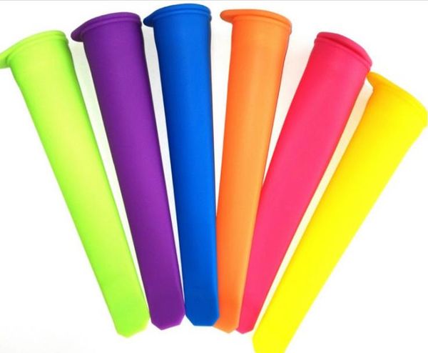 Strumenti per gelati in silicone Stampo Stampo fai-da-te Stampo in gomma colorata Push Up Jelly Lolly Pop Maker Popsicle Tool