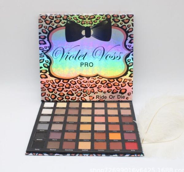 

Фиолетовый Voss PRO Райда или Die Eyeshadow Palette 42 цвета водонепроницаемого глаз тень палит